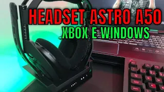 ASTRO A50 HEADSET PARA XBOX E PC SEM FIO 🎧 | UNBOXING - PONTOS NEGATIVO E POSITIVO #EDCRIPTOGRAFIA