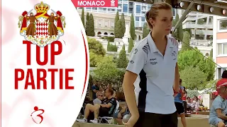 Epoustouflant 👍 Après poules ITALIE vs FRANCE : International féminin doublette pétanque Monaco 2022