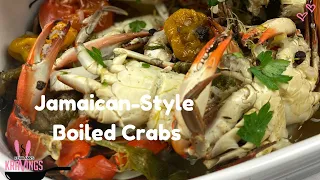 JAMAICAN-STYLE BOILED CRABS | JAMAICAN STREET FOOD AT HOME