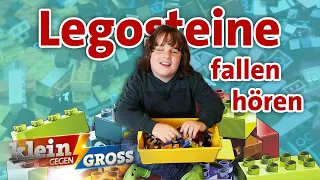 Legosteine am Klang erkennen! Noah (9) vs. Franziska van Almsick | Klein gegen Groß