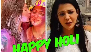 yuktikapoor gulki Joshi celebrating holi