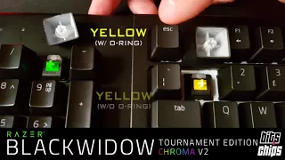 RAZER - Green vs Yellow mechanical switch audio comparison