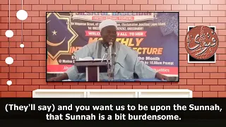 Why majority didn't want to be among people of sunnah -Dr sharof Gbadebo Raaji