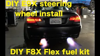 DIY: E9X electronic steering wheel and F8X Flex Fuel Kit