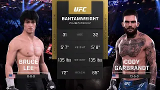 UFC 5 Gameplay Bruce Lee vs Cody Garbrandt
