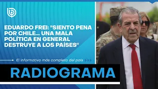 Eduardo Frei: "Siento pena por Chile... una mala política en general destruye a los países"