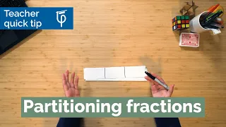 Partitioning fractions | Classroom activity