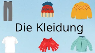 Die Kleidung (Wortschatz) /Was Tragst du? /Was hast du an?  Clothes in German / الملابس بالالمانيه