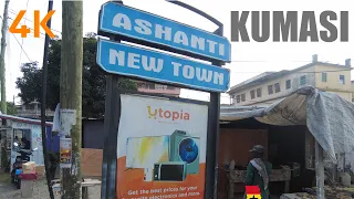 Kumasi AshTown Walk Tour E01 4K