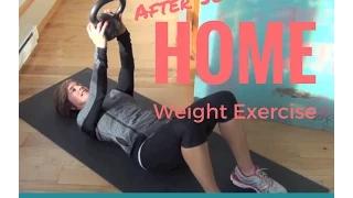 After 50 Home Exercise Sequence with Weights