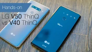 LG V50 ThinQ vs V40 ThinQ comparison