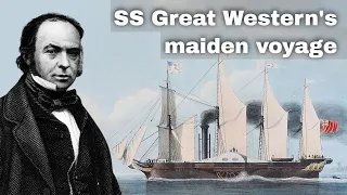 8th April 1838: The steamship Great Western begins her maiden voyage to New York