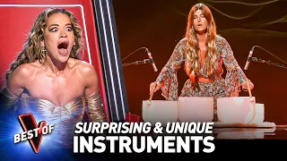 Surprising Blind Auditions With Unique Instruments on The Voice | Top 10