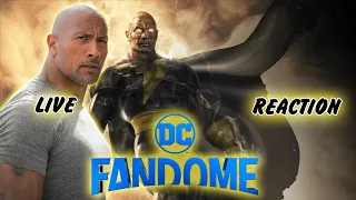 DC FanDome Black Adam Panel LIVE Reaction