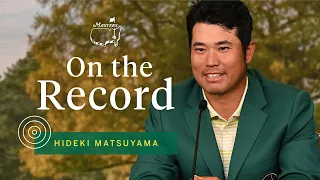 Masters Champion Hideki Matsuyama Addresses The Media | The Masters