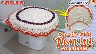 Capa de Vaso Domini em Crochê 1/2 | Carla Cristina & Crochet HD