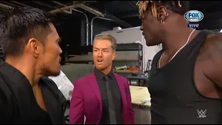 Reggie vs R  Truth vs Tozawa en Backstage - WWE RAW 13/9/2021 (En Español) #raw #wwe