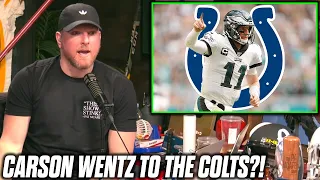 Pat McAfee Reacts To Carson Wentz To Colts Rumors