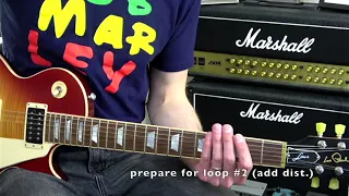 Rooster by Alice in Chains [Loop Pedal Riff] - Video + Tablature