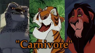 Shere Khan, Scar, and Tai Lung Tribute-Carnivore (2016).