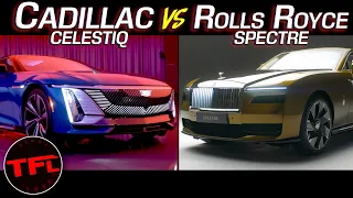 Cadillac Celestiq vs Rolls-Royce Spectre DEBUT: Let's Compare These Two EXPENSIVE, High-Luxury EVs!