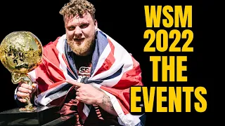 The Events for The World's Strongest Man 2022