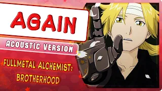 Fullmetal Alchemist: Brotherhood OP 1 [Again] (Акустический кавер от @MarieBibika )