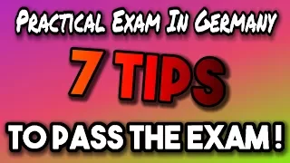 7 SECRETS to pass the GERMAN driving LICENSE practical test EASY!