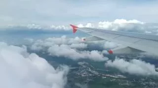 Landing in Manila Airport Ninoy Aquino International Airport