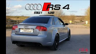 B7 Audi RS4 4.2 V8 Quattro REVIEW ** This RS4 Sounds CRAZY ** B7 RS4 - STAGE 1