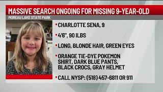 Massive search ongoing for missing 9-year-old