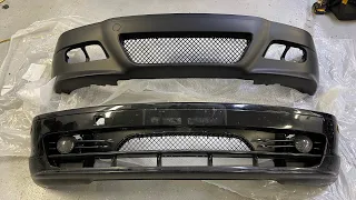 How to install M3 bumper on any E46