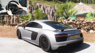 900HP Twin Turbo Audi R8 V10 Plus | Forza Horizon 5 | Thrustmaster T300RS