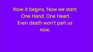 Glee - One Hand One Heart (West Side Story) - Lyrics