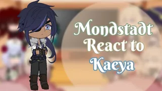 Mondstadt react to Kaeya ||No ships/Angst|| parte 1/2 ||Genshin Impact