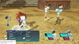 World of Final Fantasy (PS4) - Colosseum Fight - Catching Ifrit
