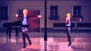 【進撃のMMD】(Armin/Annie) (short vers.)アルミンとアニで Dance With Me Tonight 【モーショントレース】