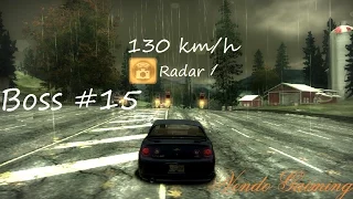 Need for Speed Most Wanted Chevrolet Cobalt SS Radar 130 km/h   Boss #15