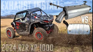 2024 Polaris RZR XP 1000 - GGB Trail Muffler - Exhaust Installation & Sound Test