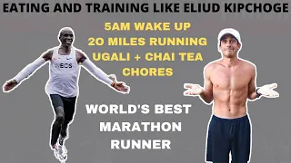 I Tried Eliud Kipchoge's DIET & WORKOUT for 24 hours | Marathon Diet