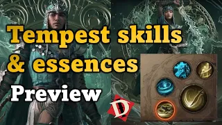 Tempest skills and essences first look | Actual Leaks | Diablo Immortal