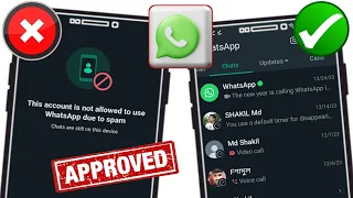 WhatsApp Banned My Number Solution To Unbanned Whatsapp Number 2024!!
