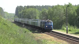 Электровоз ET22-1147 на о.п. Вулька Ратовецкая /  ET22-1147 at Wolka Ratowiecka stop
