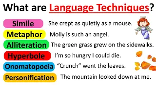 LANGUAGE TECHNIQUES | With Examples