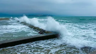 ГЕЛЕНДЖИК! ШТОРМ! РАСПЛАТА ЗА ВРЕД МОРЮ! ПОГОДА 5.04.2021г. ТОНКИЙ МЫС! СТРОЙКА АЭРОПОРТА И МАРИНЫ!