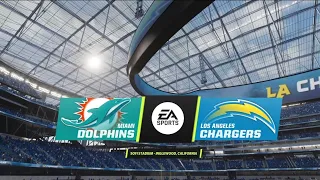 Dolphins vs Chargers Week 1 Simulation (Madden 24 Rosters)