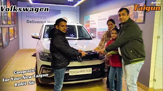 * Happiness Delivered to our Great Customer MR. Rohit Soni *✌️|| Congrats For New Taigun Sir 🎉