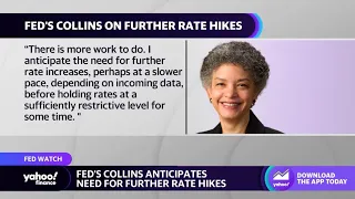 Fed’s Collins, Logan, and Harker anticipate slower pace of rate hikes
