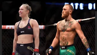 UFC :Conor McGregor vs Ronda Rousey face to face  Finishers challenge 🤩😍