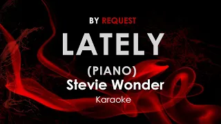 Lately - Stevie Wonder karaoke